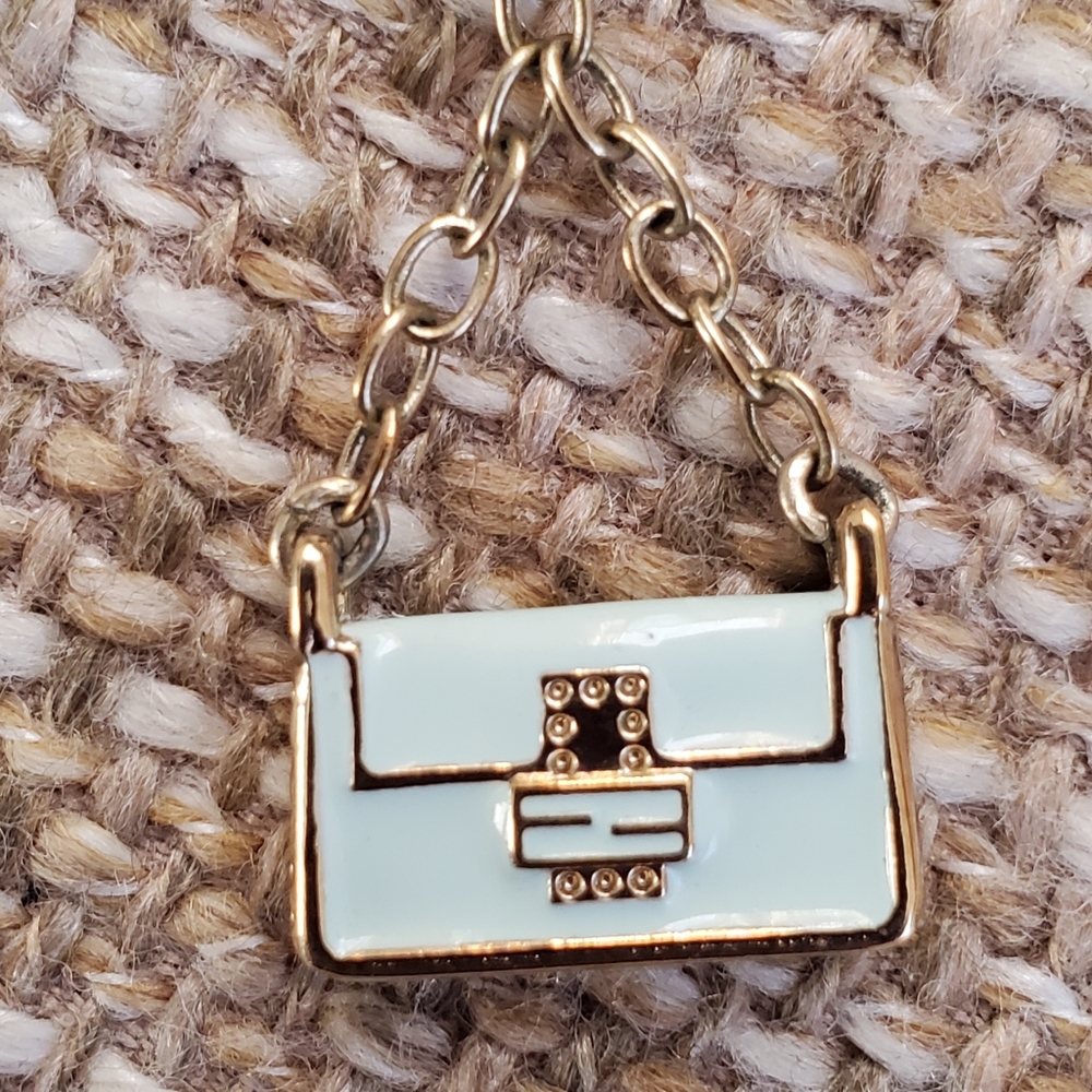 Authentic Vintage Fendi Baguette Charm Necklace - Picture 7 of 10